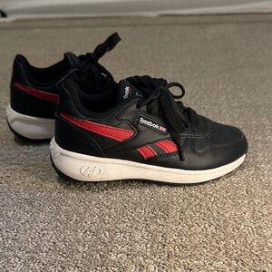 Reebok Heelys Black Sneakers with Red Highlights